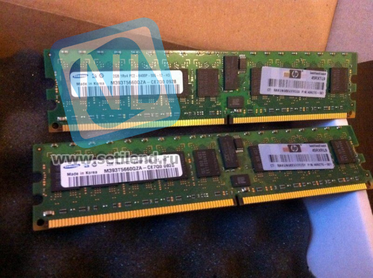 Модуль памяти HP 497765-B21 4GB Reg PC2-6400 DDR2 2x2GB Kit-497765-B21(NEW)