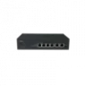 Неуправляемый 4 портовый PoE коммутатор PUS-TT04L-60RM Plus с изоляцией портов и возможностью установки в стойку