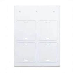 Маркировка для кабеля квадрат 55/55 (уп.40шт) DKC CIC55554SQW