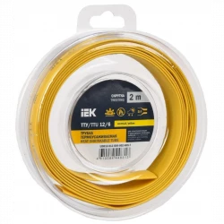 Трубка термоусадочная ТТУ нг-LS 12/6 желт./зел. (уп.2м) IEK UDR12-012-006-002-K52-T