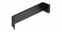 Конструктив NIKOMAX 19", 2U, используется с кронштейнами для установки плинтов в шкаф или стойку, черный