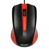 Мышь Acer OMW012 черный/красный оптическая (1200dpi) USB (3but)