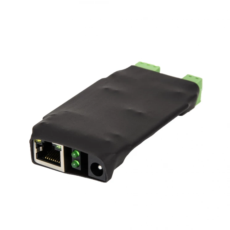 Конвертер интерфейсов RS485 - Ethernet, без БП, в термоусадке, SNR-Eth-RS485_C