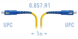 Патчкорд оптический SC/UPC SM G.657.A1 1 метр
