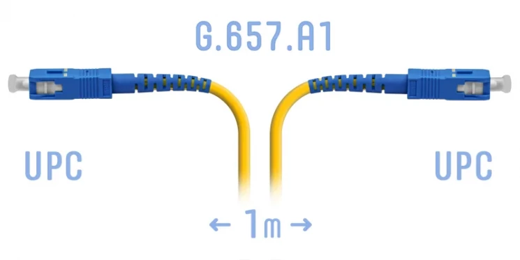 Патчкорд оптический SC/UPC SM G.657.A1 1 метр
