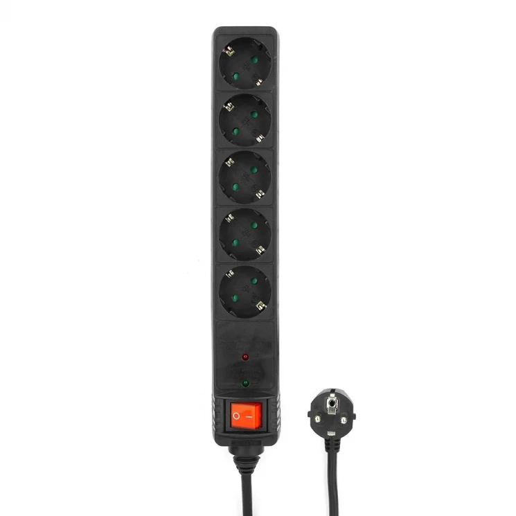 Сетевой фильтр "Energenie" SPG5-C-5 1.5м 16А черный