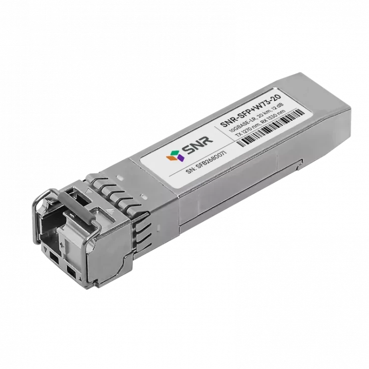Модуль SFP+ WDM, дальность до 20км (12dB), 1270нм