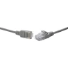 Коммутационный шнур U/UTP 4-х парный cat.6 0.3м LSZH серый (диаметр 3,8 мм)