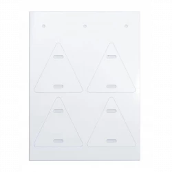 Маркировка для кабеля треугольник 58/55 (уп.40шт) DKC CIC58554TRW