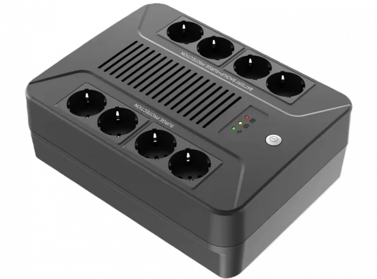 Источник бесперебойного питания Line-Interactive, 1000 VA, LED, USB, 8 Schuko