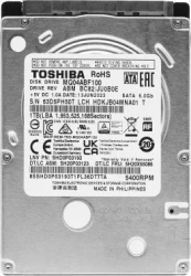 Жесткий диск Toshiba SATA-III 1Tb MQ04ABF100 MQ04 512E (5400rpm) 128Mb 2.5"