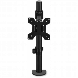 Кронштейн для мониторов ЖК Buro BU-M051-M черный 17"-32" макс.8кг крепление к столешнице поворот и н