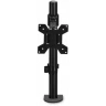 Кронштейн для мониторов ЖК Buro BU-M051-M черный 17"-32" макс.8кг крепление к столешнице поворот и н