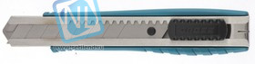78898, Нож 130 мм, метал. корпус, выдв.сегм.лезвие 9 мм (SK-5), метал. направ-щая, клипса для ремня