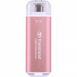 Накопитель SSD Transcend USB-C 2TB TS2TESD300P ESD300 розовый
