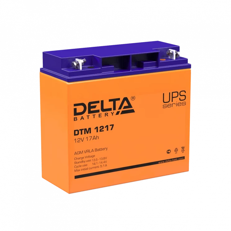 Аккумуляторная батарея Delta DTM 1217