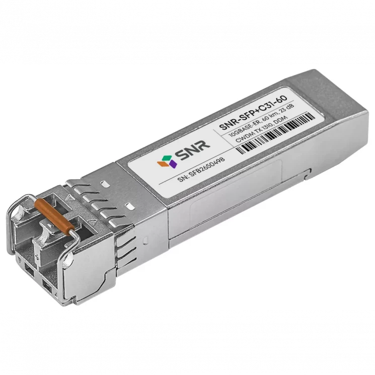Модуль SFP+ CWDM оптический, дальность до 60км (23dB), 1310нм