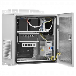 Настенный термошкаф 600x600x250 мм, с ИБП