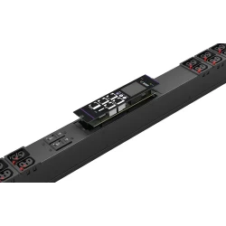 Блок розеток с функцией измерения серии SNR тип A выход 21*C13/19L и 21*C13L с фиксаторами вход 32A IEC60309 (3P+N+E)