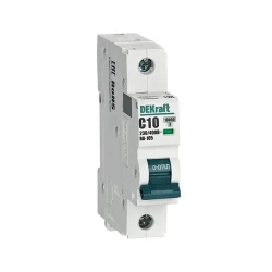 Выключатель автоматический модульный 1п C 10А 10кА ВА-105 DEKraft 13152DEK