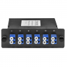Кассета распределительная MPO/APC на 12 LC/UPC портов, SM