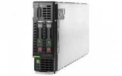 Блейд-сервер BL460c Gen8, до двух процессоров Intel Xeon E5-2600v1/v2, 16 слотов DDR3, P220i/512MB, 2x10Gb