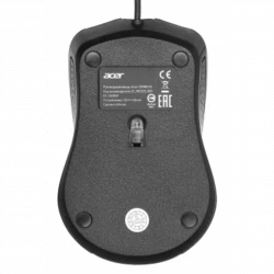 Мышь Acer OMW010 черный оптическая (1200dpi) USB (3but)