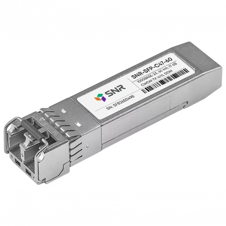 Модуль SFP CWDM оптический, дальность до 60км (17dB), 1470нм