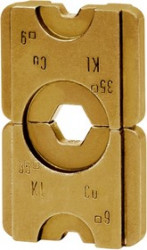 Матрица серии "5" для трубч. медных облегч. наконечников для двух сечений 6+35 мм2 (шестигранник)