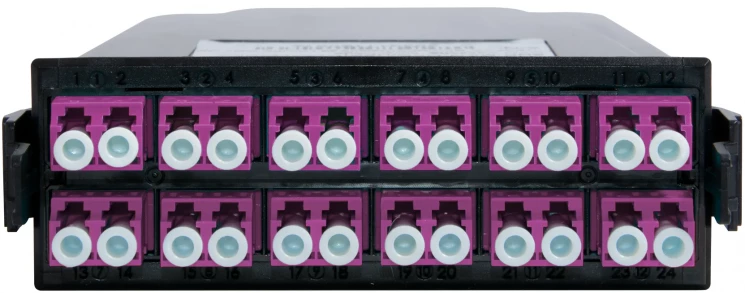 Кассета распределительная MPO/UPC на 24LC/UPC портов, MM (OM4)