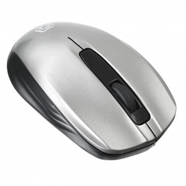 Мышь Оклик 475MW черный/серый оптическая (1000dpi) беспроводная USB для ноутбука (3but)