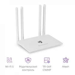 Wi-Fi роутер SNR ADVANCE AC12, 802.11a/b/g/n/ac, 5xFE RJ45