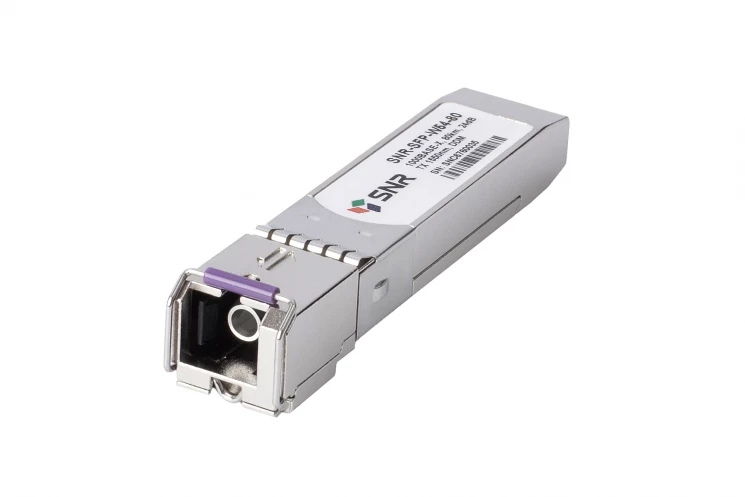 Модуль SFP WDM, дальность до 80км (24dB), 1550/1490нм