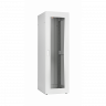 Напольный шкаф серии Lite 19", 24U, стеклянная дверь, Ш600хВ1167хГ800мм, в разобранном виде, серый