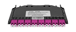 Кассета распределительная MPO/UPC на 16LC/UPC портов MM (OM4) для SNR-CMP-144P