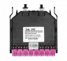 Кассета распределительная MPO/UPC на 16LC/UPC портов MM (OM4) для SNR-CMP-144P