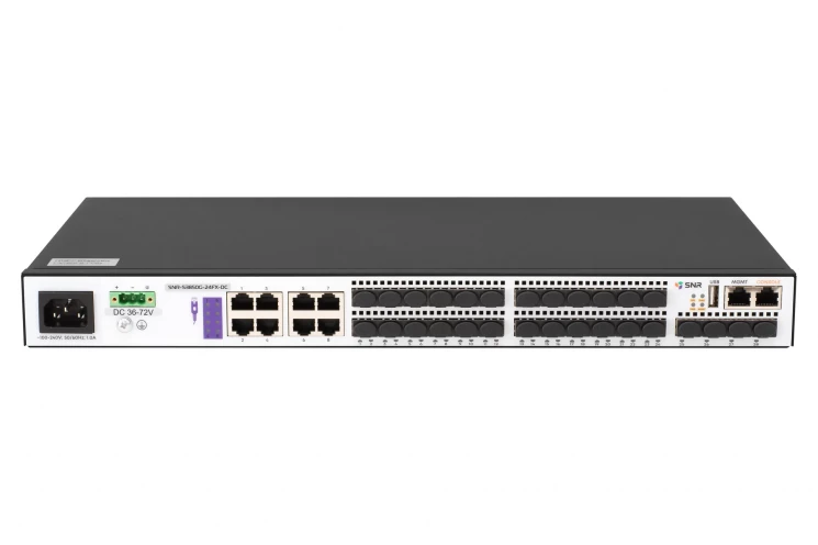 Управляемый коммутатор уровня 3 SNR-S3850G-24FX-DC