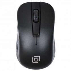 Мышь Оклик 445MW черный оптическая (1600dpi) беспроводная USB (3but)