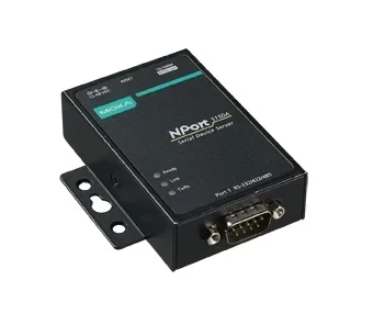 NPort 5150A-T 1-port RS-232/422/485 advanced, DB9 + TB, dual 10/100BaseT(X)