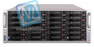 Сервер Supermicro 847E16-R1K28LPB(X9DRH-IF), 2 процессора Intel 8C E5-2660 2.20GHz, 64GB DRAM
