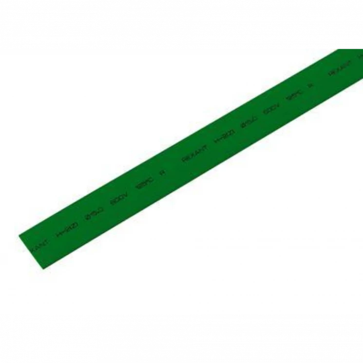 Трубка термоусадочная 15.0/7.5 1м зел. REXANT 21-5003