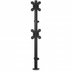 Кронштейн для мониторов ЖК Buro M063 черный 17"-27" макс.8кг крепление к столешнице поворот и наклон