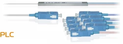Делитель оптический планарный бескорпусный SNR-PLC-M-1x8-SC/UPC