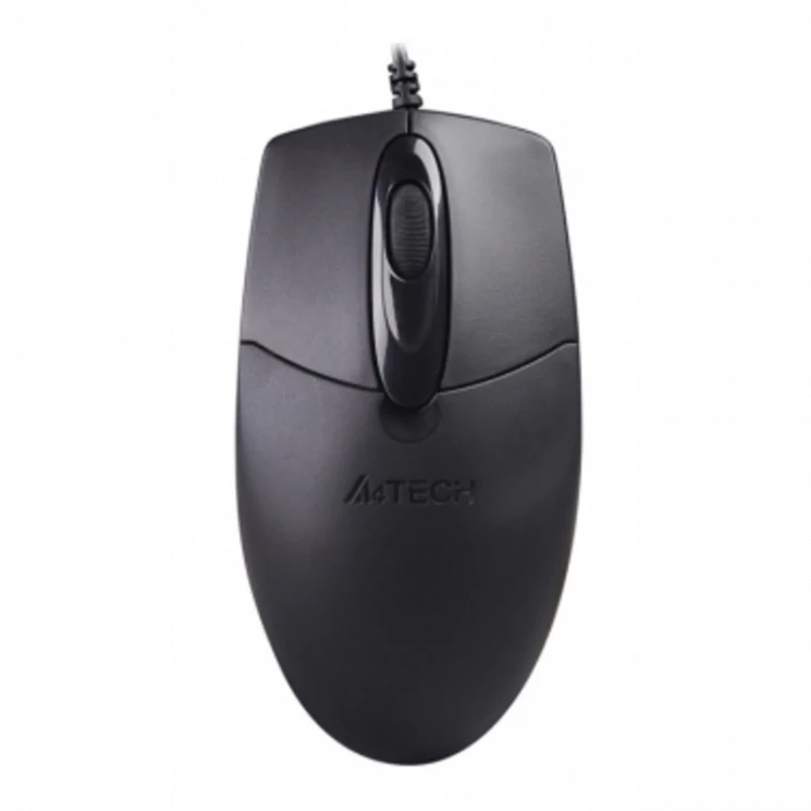 Мышь A4Tech OP-720 черный оптическая (1200dpi) USB (3but)