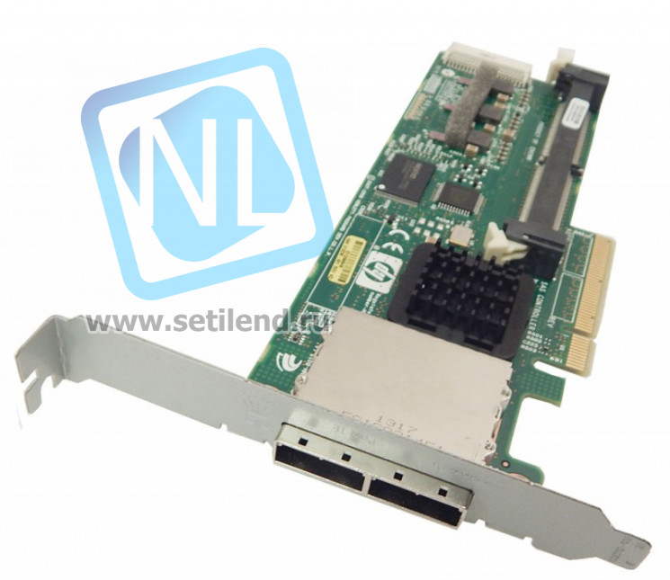Контроллер HP 462918-001 SAS RAID Smart Array P411/0Mb Ext-2xSFF8088 8xSAS/SATA RAID50 U600 PCI-E8x-462918-001(NEW)