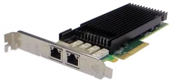 Сетевая карта 2 порта 10GBase-T Bypass (RJ45, Intel x540), Silicom PE210G2BPi40-T-SD