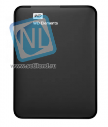 Жесткий диск WD Original USB 3.0 1Tb WDBUZG0010BBK-WESN Elements Portable 2.5" черный