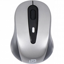 Мышь Оклик 435MW черный/серый оптическая (1600dpi) беспроводная USB для ноутбука (4but)