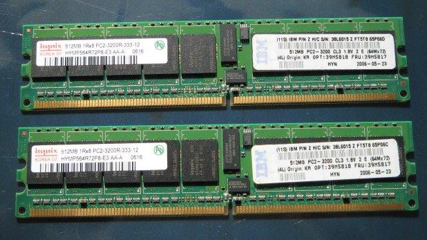 Модуль памяти IBM 38L6015 DDRII-400 512Mb Kit REG ECC PC2-3200-38L6015(NEW)