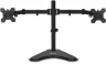 Кронштейн для мониторов ЖК Buro BU-M042-D черный 17"-32" макс.16кг настольный поворот и наклон верт.